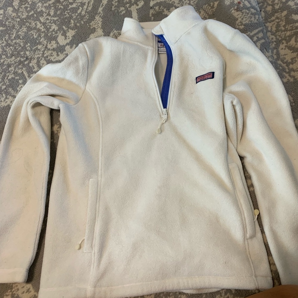 Vinyard Vines White Pullover Jacket !